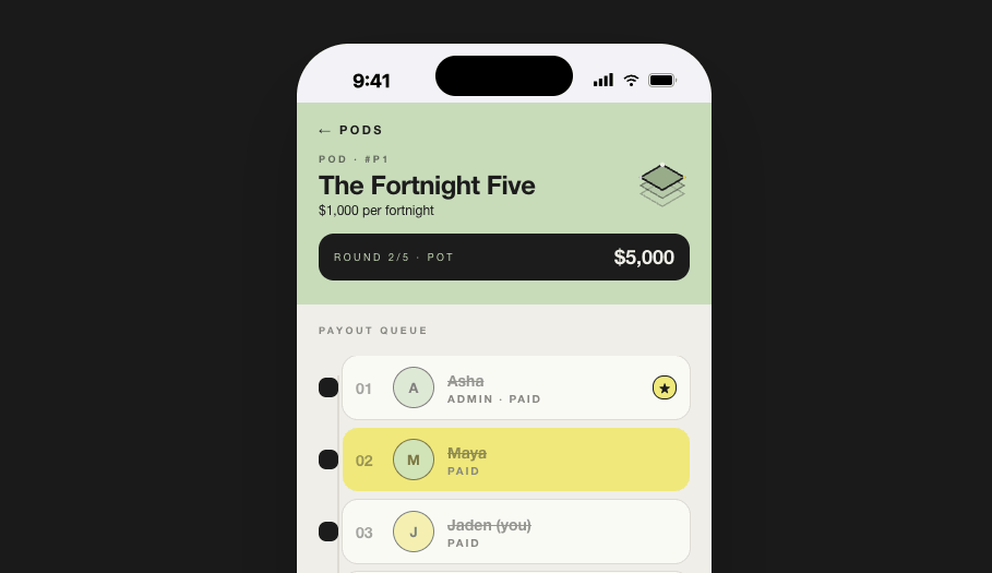 Know exactly when you get paid.